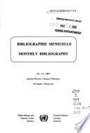Bibliographie Mensuelle