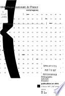 Bibliographie nationale française