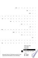 Bibliographie nationale française