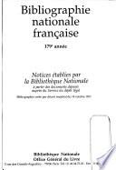 Bibliographie nationale française