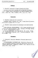 Bibliographie sélective des publications officielles françaises
