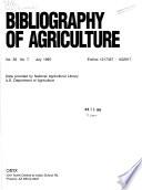 Bibliography of Agriculture
