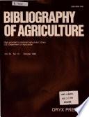 Bibliography of Agriculture with Subject Index