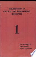 bibliography of critical and biographical references