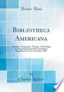 Bibliotheca Americana