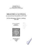 Bibliotheca Calviniana