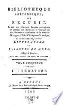 Bibliotheque Britannique
