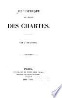 Bibliothèque de l'Ecole des chartes