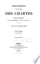 Bibliotheque de l'Ecole des chartes