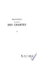 Bibliothèque de l'Ecole des chartes