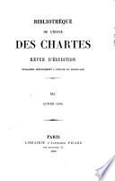 bibliotheque de l'ecole des chartes revue d' erudition consacree specialement a l'etude du moyen-age