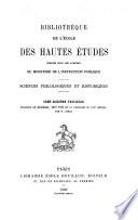 Bibliothèque de l'Ecole des hautes études
