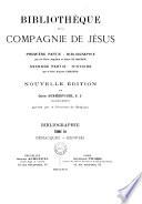 Bibliothèque de la Compagnie de Jésus: A-L