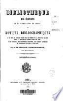 Bibliothèque des écrivains de la Compagnie de Jésus