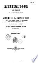Bibliothèque des écrivains de la Compagnie de Jésus, ou Notices bibliographiques...