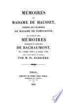 Bibliothèque des mémoires relatifs à l'histoire de France pendant le 18e et le 19e siècle