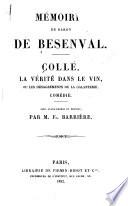 Bibliothèque des mémoires relatifs à l'histoire de France pendant le XVIIIe siècle