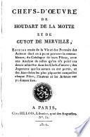 Bibliothèque des théâtres: Houdart De La Motte