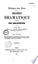 Bibliothèque dramatique de Monsieur de Soleinne
