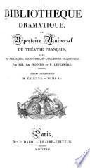 Bibliothèque dramatique