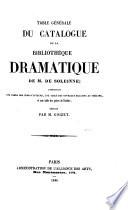 Bibliothèque dramatique