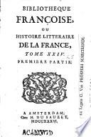 Bibliothèque françoise, ou Histoire littéraire de la France