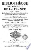 Bibliothèque historique de la France