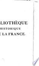 Bibliothèque historique de la France