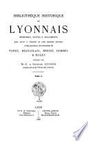 Bibliothèque historique du Lyonnais