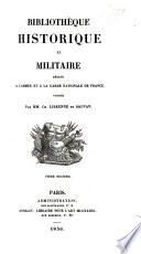 Bibliothèque historique et militaire