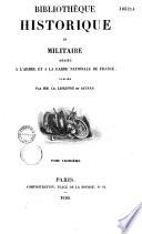 Bibliothèque historique et militaire