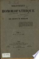 Bibliothèque homoeopathique