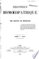 Bibliothèque homoeopathique