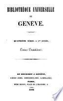 Bibliothèque universelle de Genève