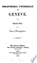 Bibliothèque universelle de Genève