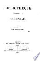 Bibliothèque universelle de Genève