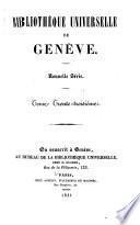Bibliothèque universelle de Genève