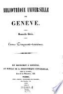 Bibliotheque universelle des sciences, belleslettres, et arts, faisant suite a la Bibliotheque Britannique