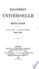 Bibliothèque universelle et revue suisse
