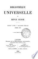 Bibliothèque universelle et revue suisse
