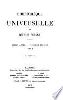 Bibliothèque universelle et revue suisse