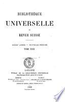 Bibliotheque universelle et revue suisse revue suisse et etrangere