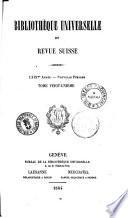 Bibliotheque universelle et revue suisse revue suisse et etrangere