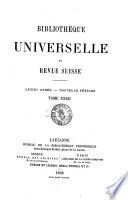 Bibliotheque universelle et revue suisse revue suisse et etrangere