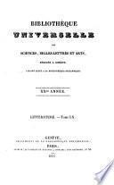 Bibliothèque universelle