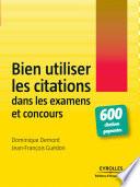 Bien utiliser les citations dans les examens et concours