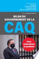 Bilan du gouvernement de la CAQ