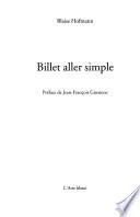 Billet aller simple