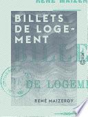 Billets de logement