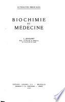 Biochimie et médecine